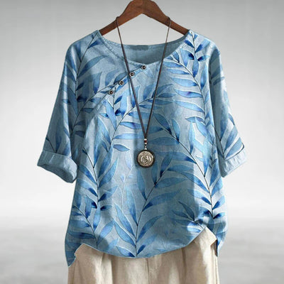 Frieda blus i linne