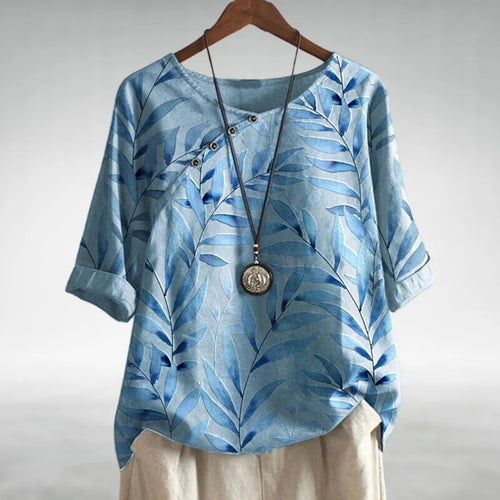 Frieda blus i linne