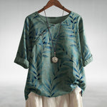 Frieda blus i linne