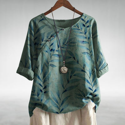 Frieda blus i linne