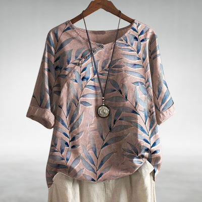 Frieda blus i linne