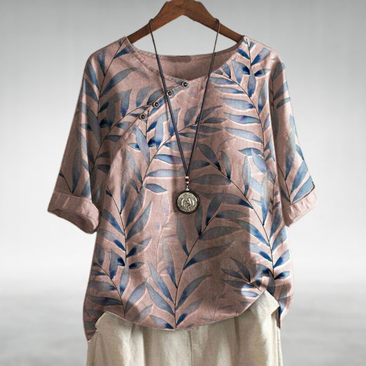 Frieda blus i linne