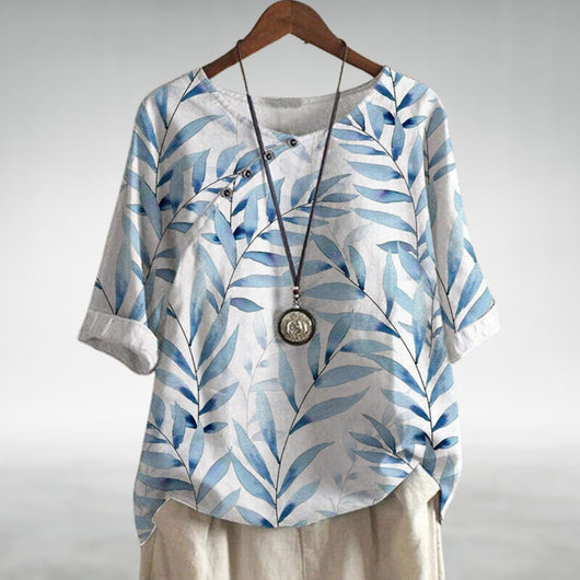 Frieda blus i linne