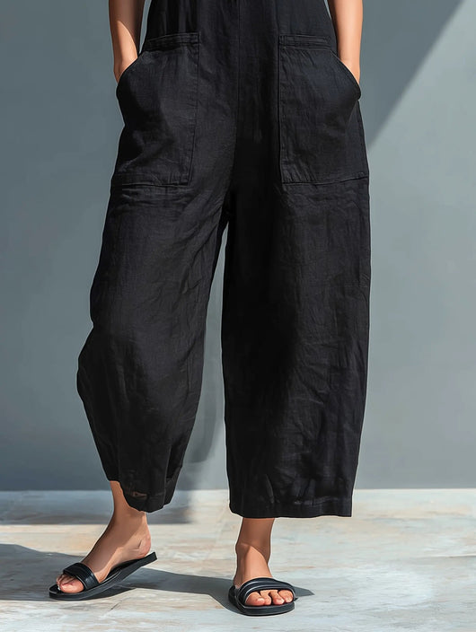 Annika jumpsuit med ståkrage