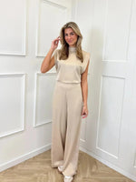 Clara jumpsuit i satin