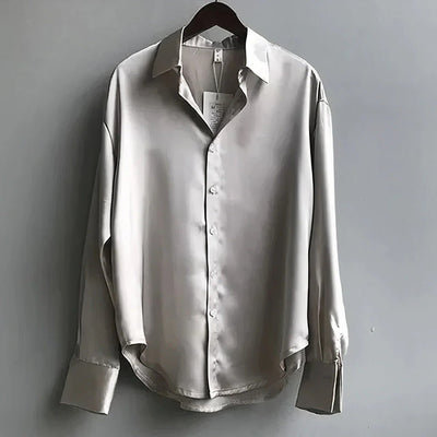 Mia blus i satin