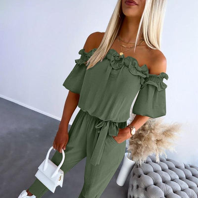 Amelie jumpsuit med volanger