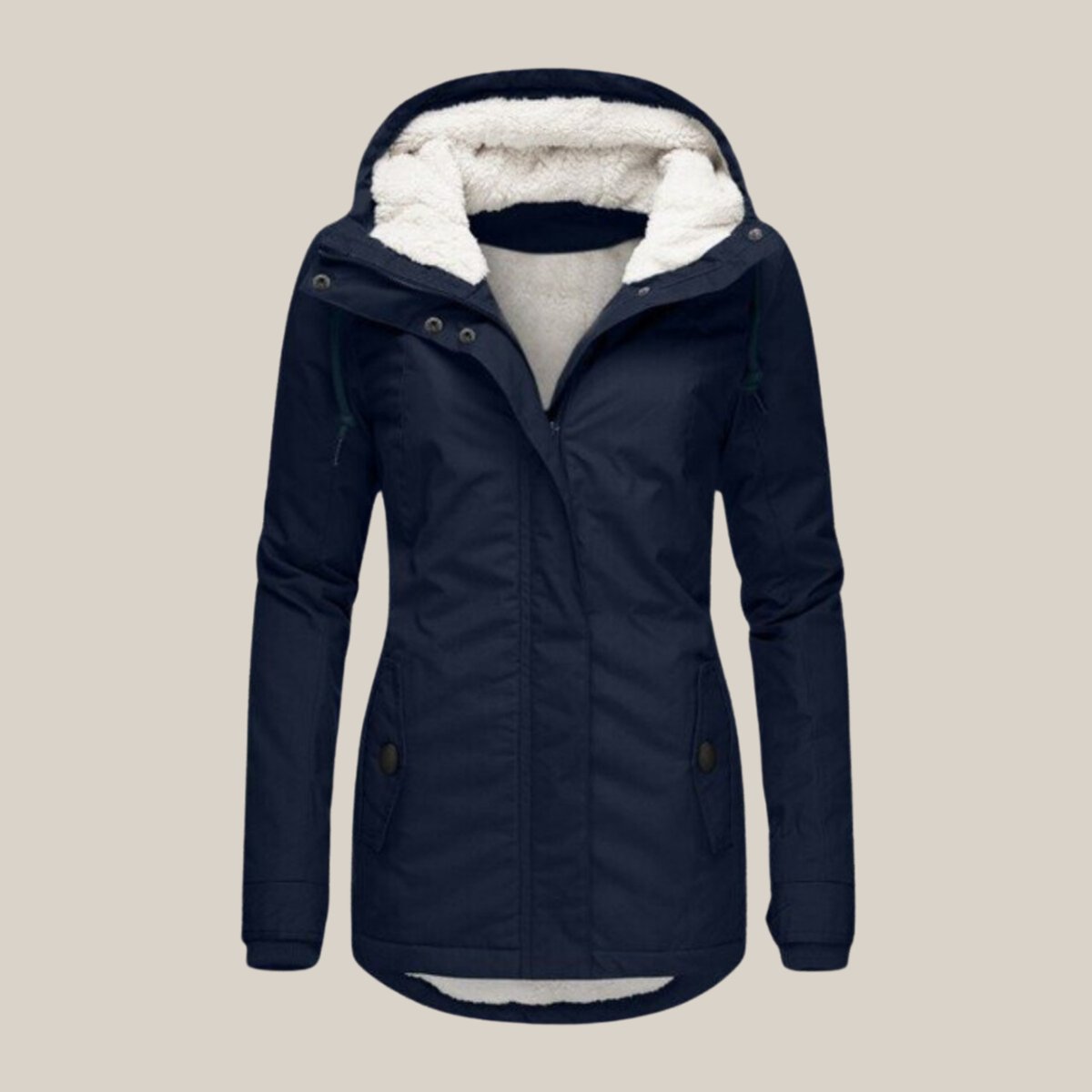 Leonie quiltad jacka i fleece