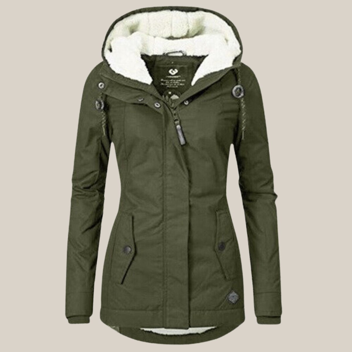 Leonie quiltad jacka i fleece
