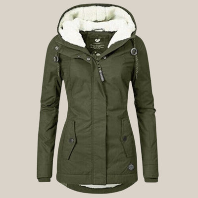 Leonie quiltad jacka i fleece