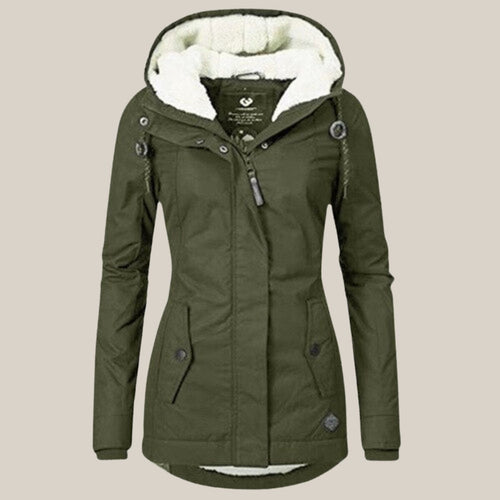 Leonie quiltad jacka i fleece