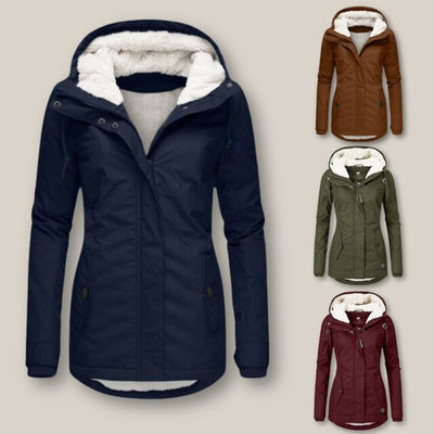 Leonie quiltad jacka i fleece