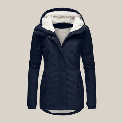 Leonie quiltad jacka i fleece