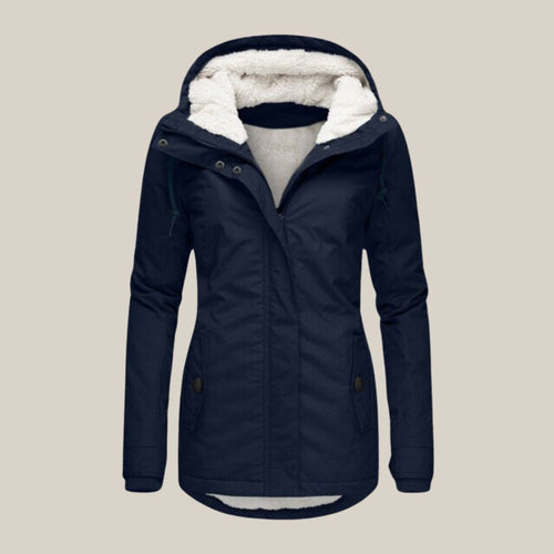 Leonie quiltad jacka i fleece