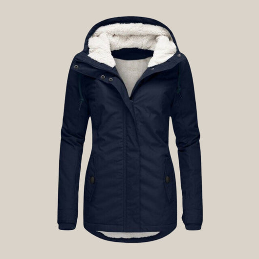 Leonie quiltad jacka i fleece