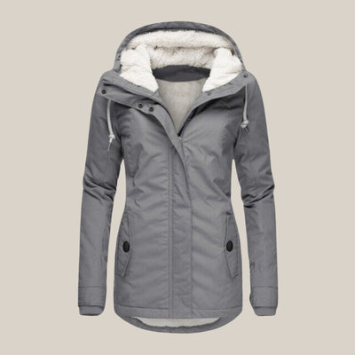 Leonie quiltad jacka i fleece