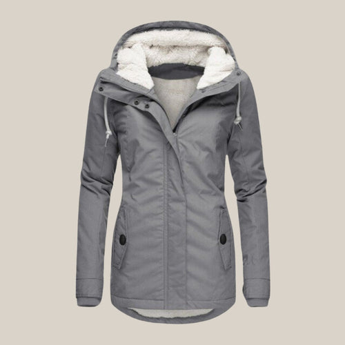 Leonie quiltad jacka i fleece