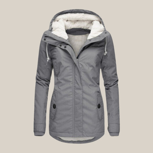 Leonie quiltad jacka i fleece