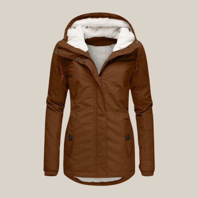 Leonie quiltad jacka i fleece