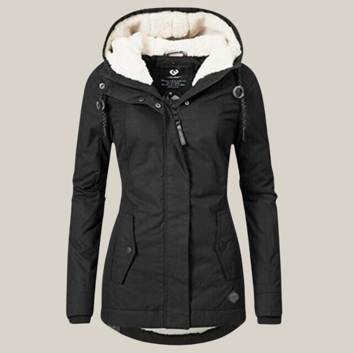 Leonie quiltad jacka i fleece