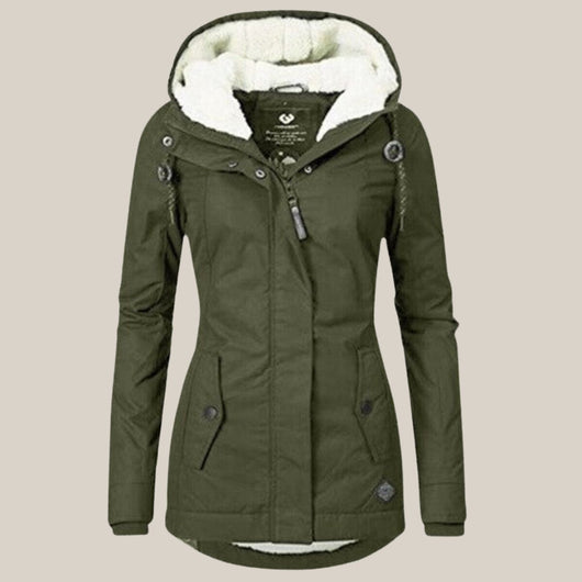 Leonie quiltad jacka i fleece