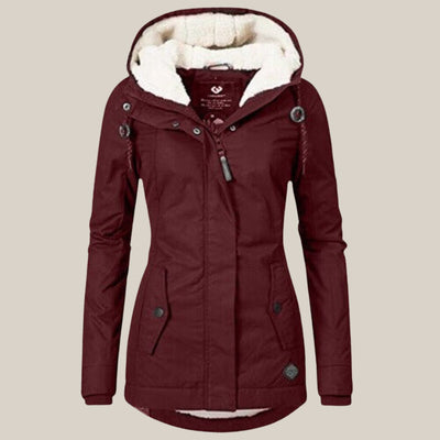 Leonie quiltad jacka i fleece