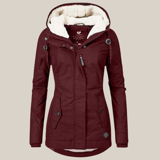 Leonie quiltad jacka i fleece