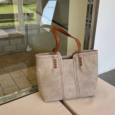 Leonie shoppingväska i konstläder
