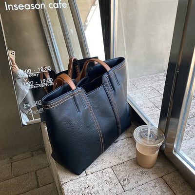 Leonie shoppingväska i konstläder