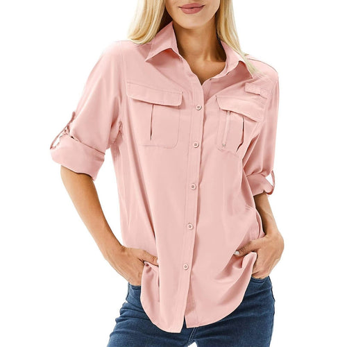 Sophie blus med långa ärmar – rosa