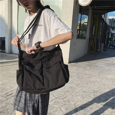 Emilia shoppingväska med fickor
