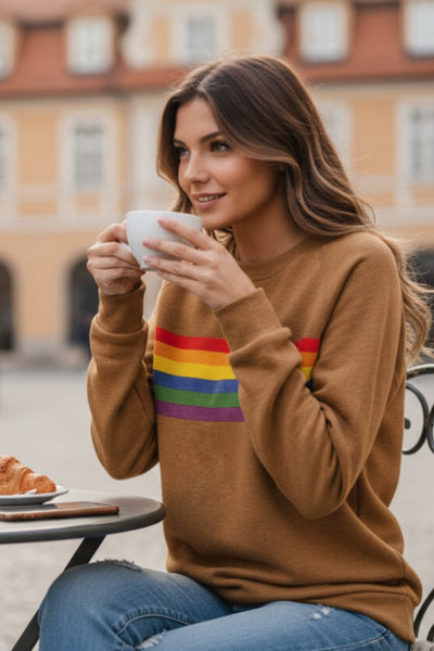 Clara sweatshirt i fleece