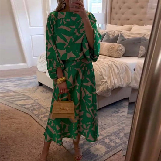 Mia set med blommönster