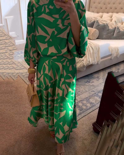 Mia set med blommönster