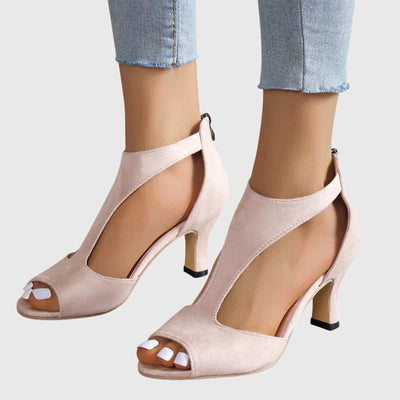 Delfina pumps med blockklack