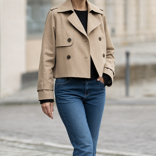 Dorney trenchcoat i denim