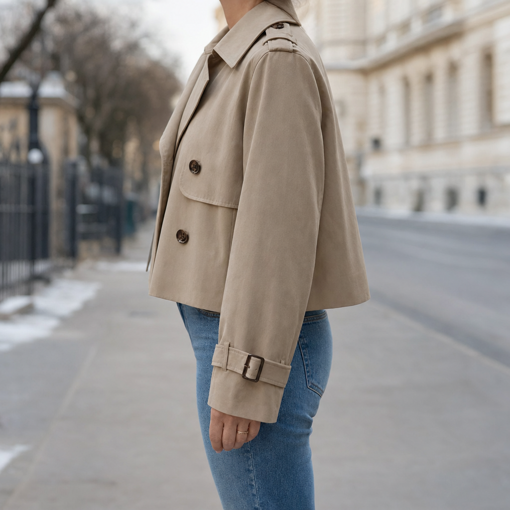 Dorney trenchcoat i denim