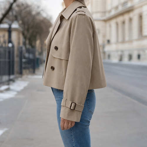 Dorney trenchcoat i denim
