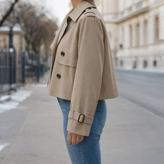 Dorney trenchcoat i denim