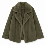 Emilia teddyjacka – oversized med stor slagkrage