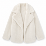 Emilia teddyjacka – oversized med stor slagkrage