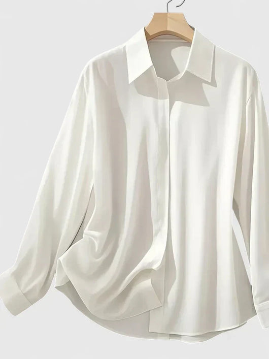 Anja blus i satin