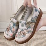 Marie loafers med blommönster