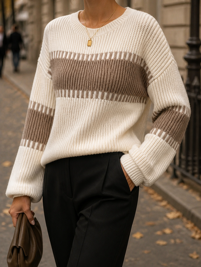 Freya stickad kofta i ledig stil