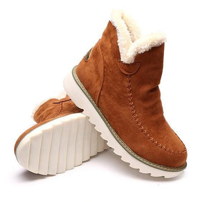 Elfriede boots med platåsula