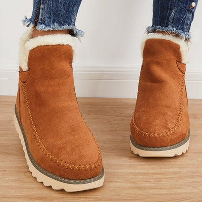 Elfriede boots med platåsula