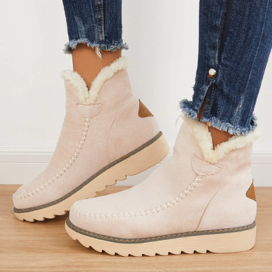 Elfriede boots med platåsula