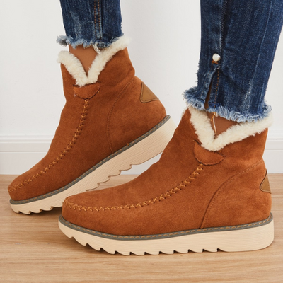 Elfriede boots med platåsula
