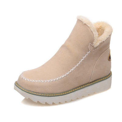 Elfriede boots med platåsula