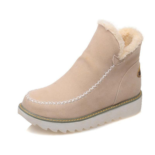 Elfriede boots med platåsula